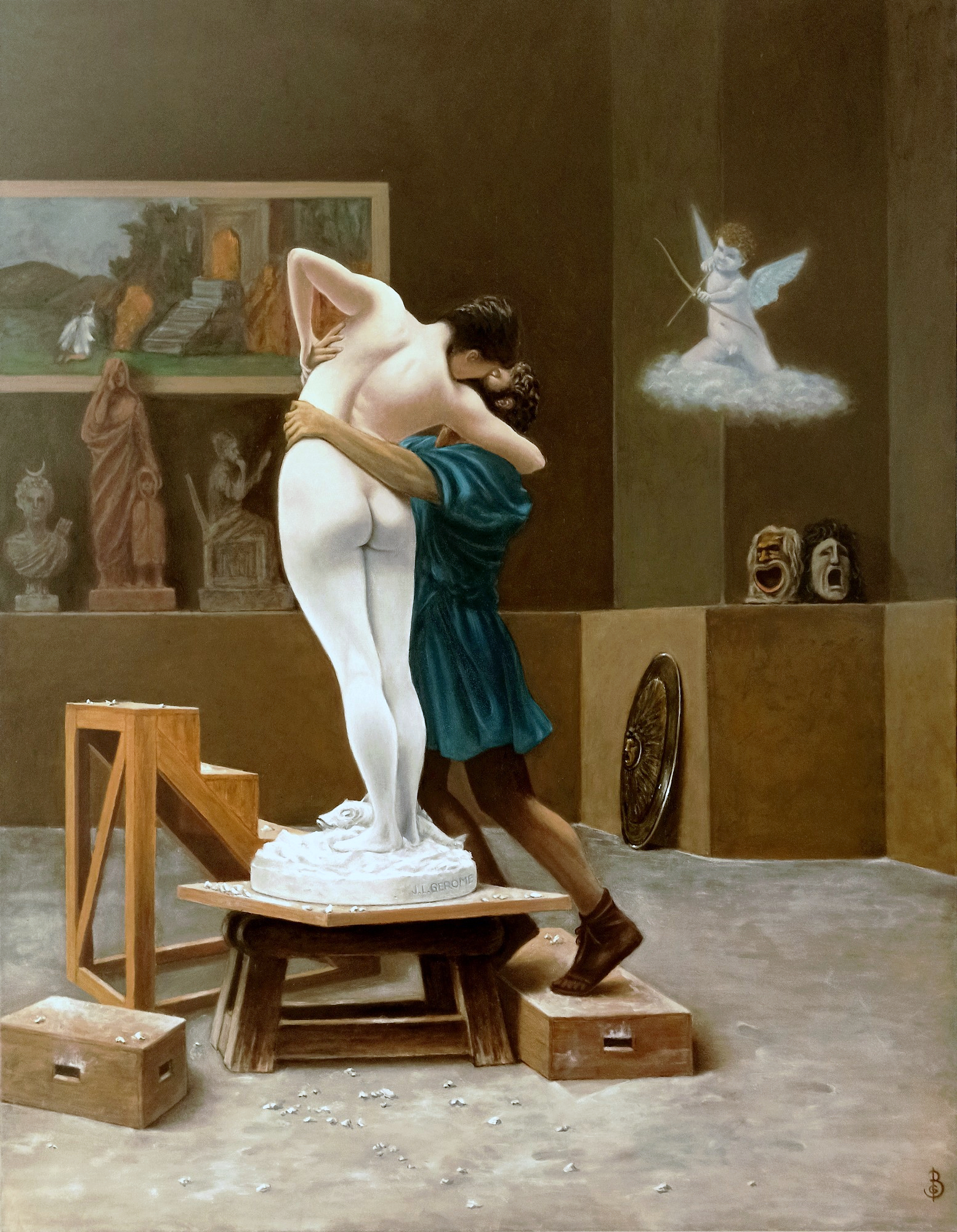Galatea e Pigmalione